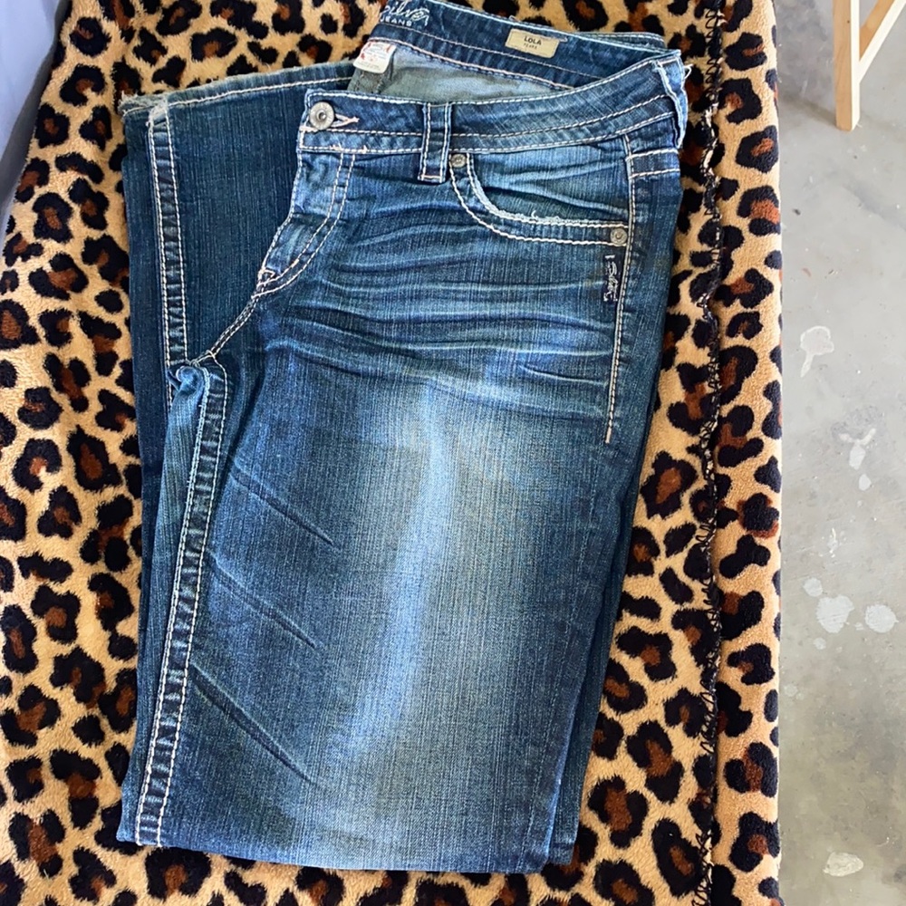 Silver Lola Flare Jeans